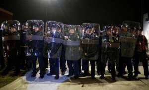 state troopers in riot gear